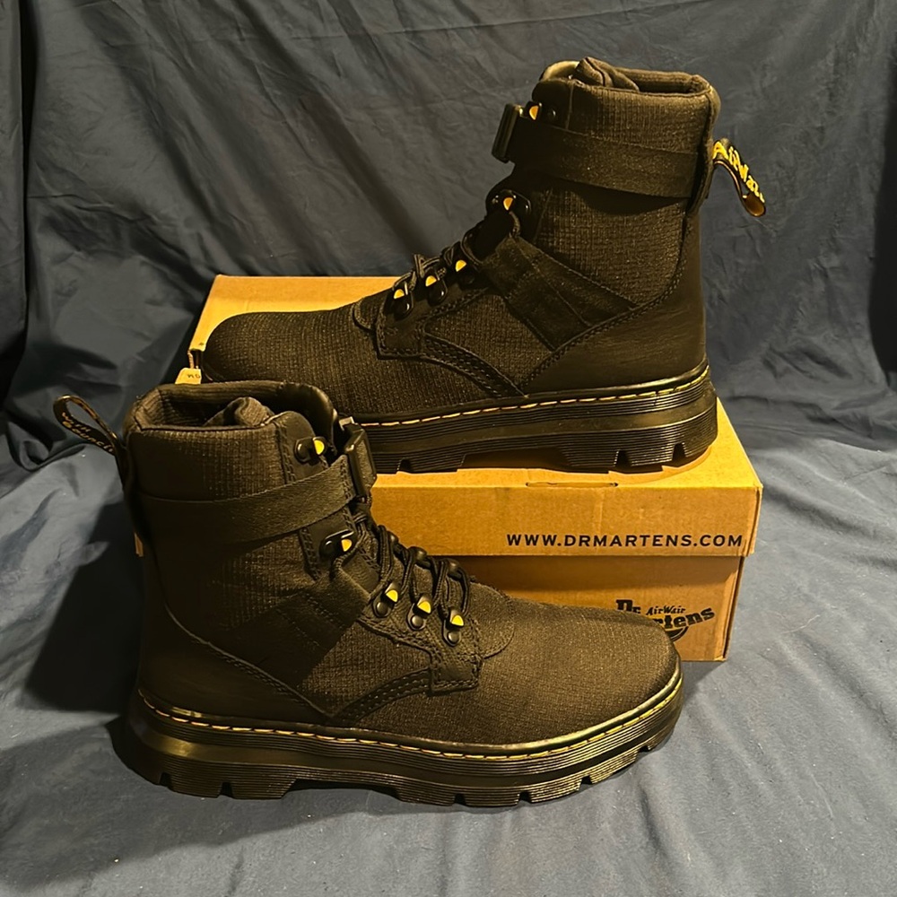 Dr. martens- Combs Tech II, Accord+Poly ripstop, Black, men sw